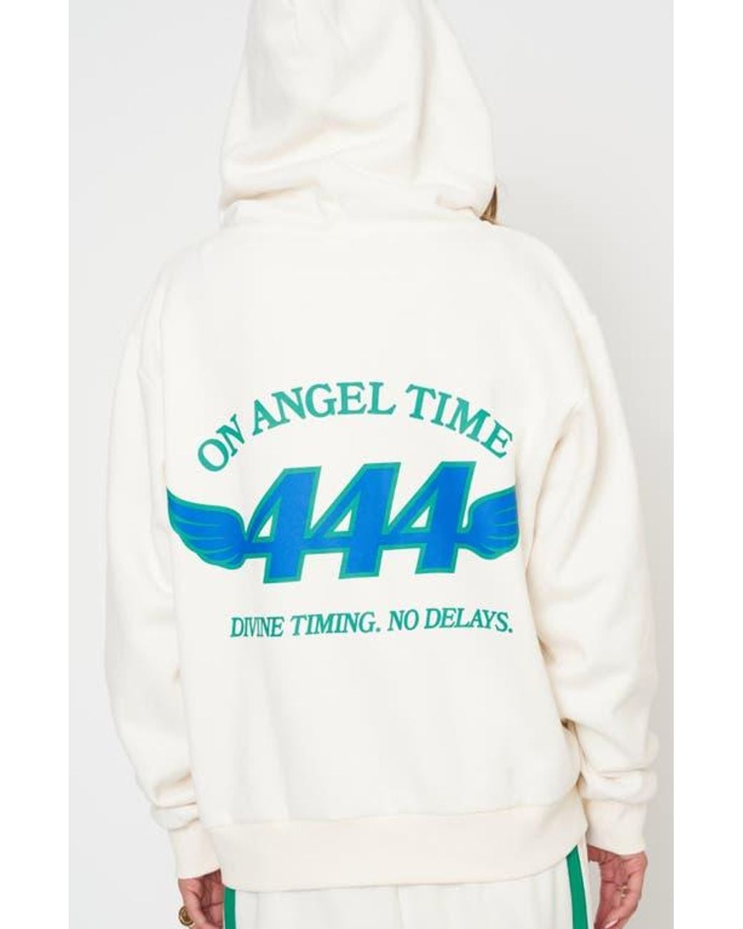 The Mayfair Group Blue Angel Airlines Graphic Oversize Hoodie