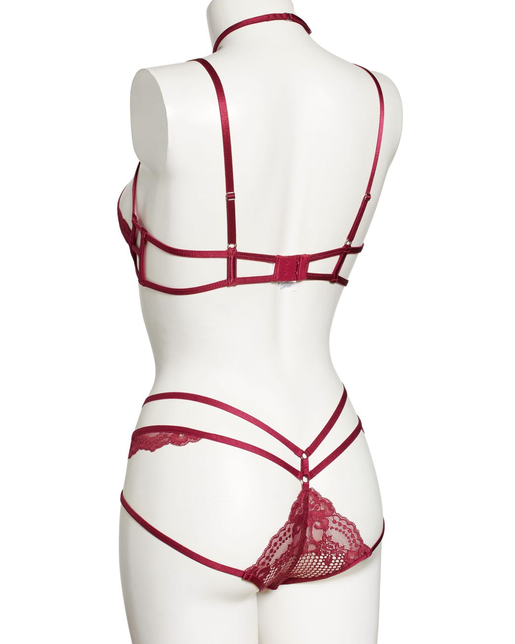 Hunkemöller Luxure Body Lace Strappy Teddy in Red