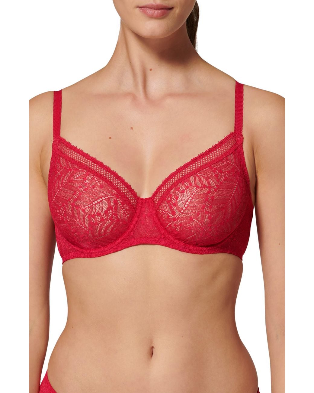 Simone Perele Red Comete Underwire Bra