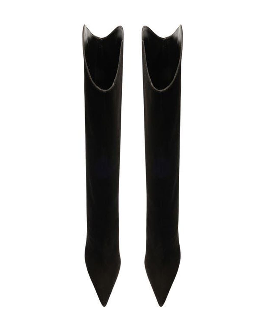SCHUTZ SHOES Black Maryana Pointed Toe Boot