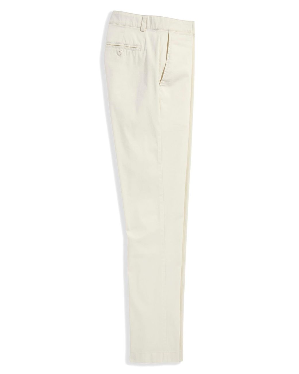 Vineyard Vines White Chilmark Flat Front Stretch Chinos for men