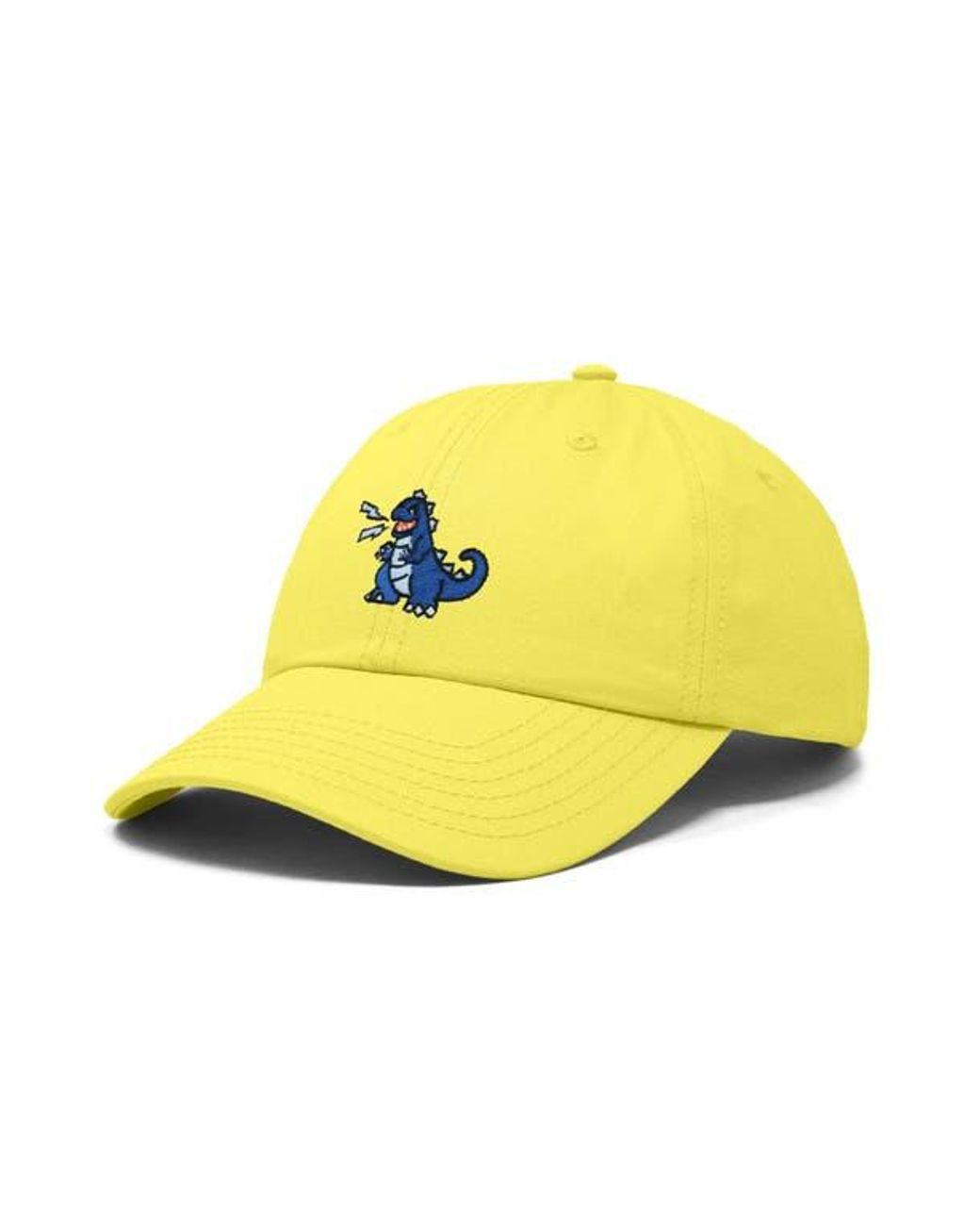Alix Yellow Big Lizard Cap for men