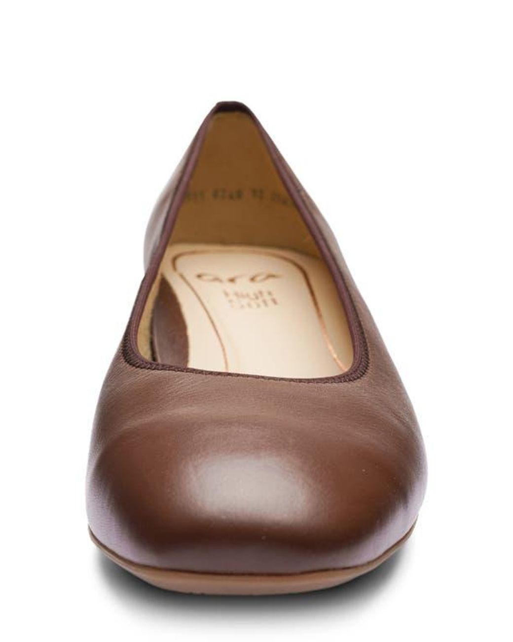 Ara Brown Gypsum Block Heel Pump