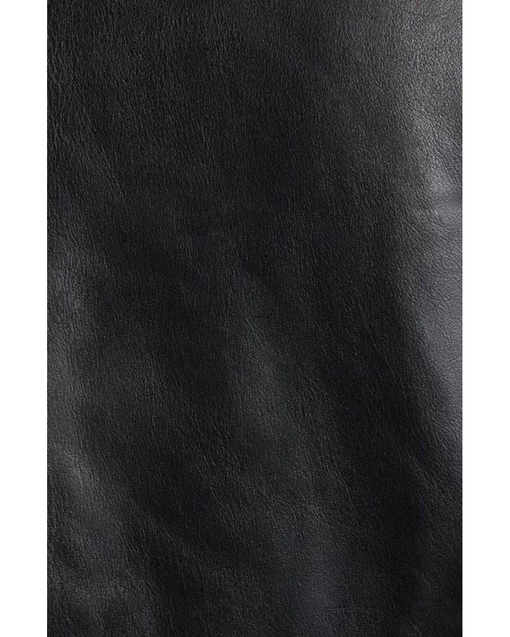 Bode Black Cropped Continental Coat for men