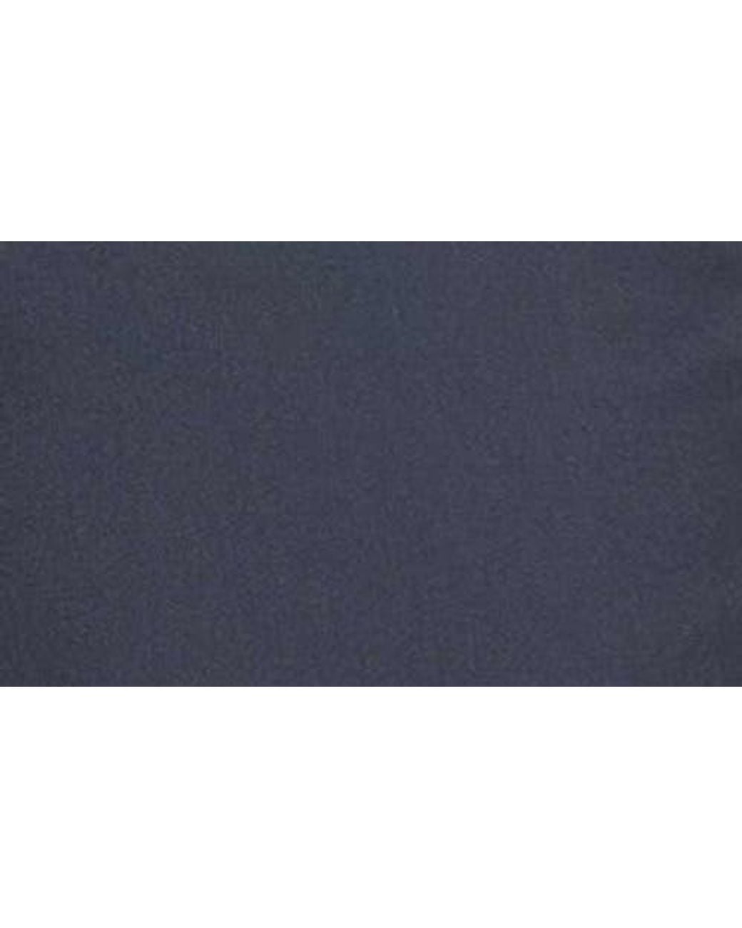 Berle Blue Self Sizer Waist Plain Weave Flat Front Washable Trousers for men