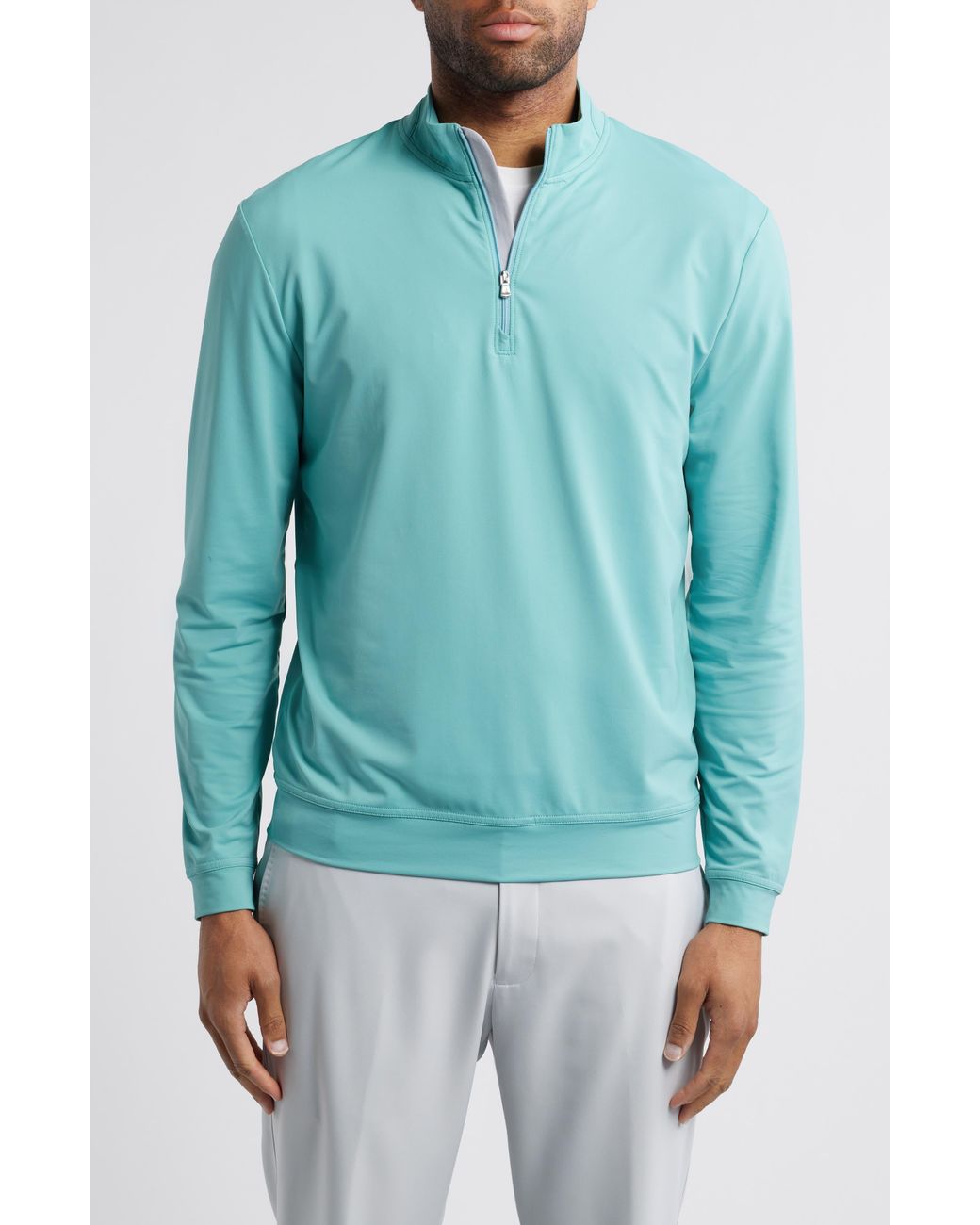 Johnnie-o Blue Motion Performance Quarter Zip Pullover for men