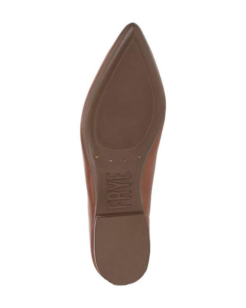 Frye Brown Heather Pointed Toe Flat