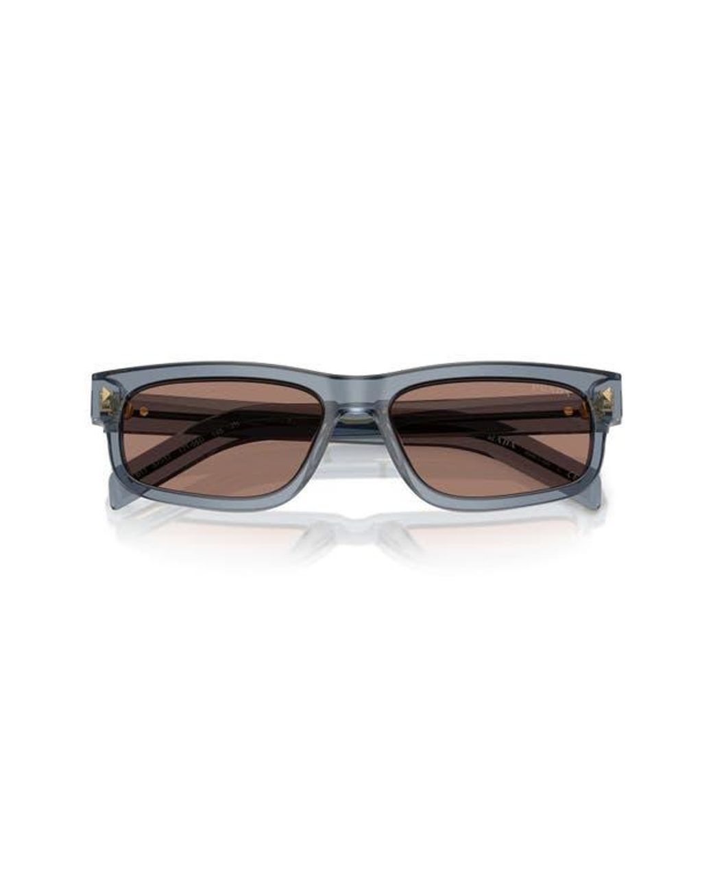 Prada Multicolor 57Mm Rectangular Sunglasses for men