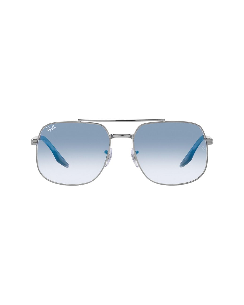 Ray-Ban Blue 56Mm Gradient Square Sunglasses for men