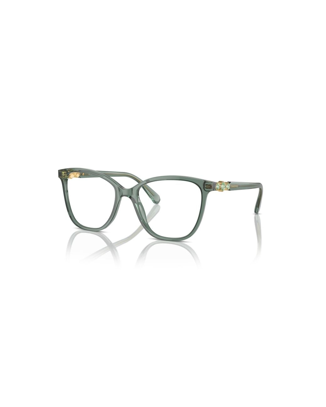 Swarovski Metallic 52Mm Square Optical Glasses