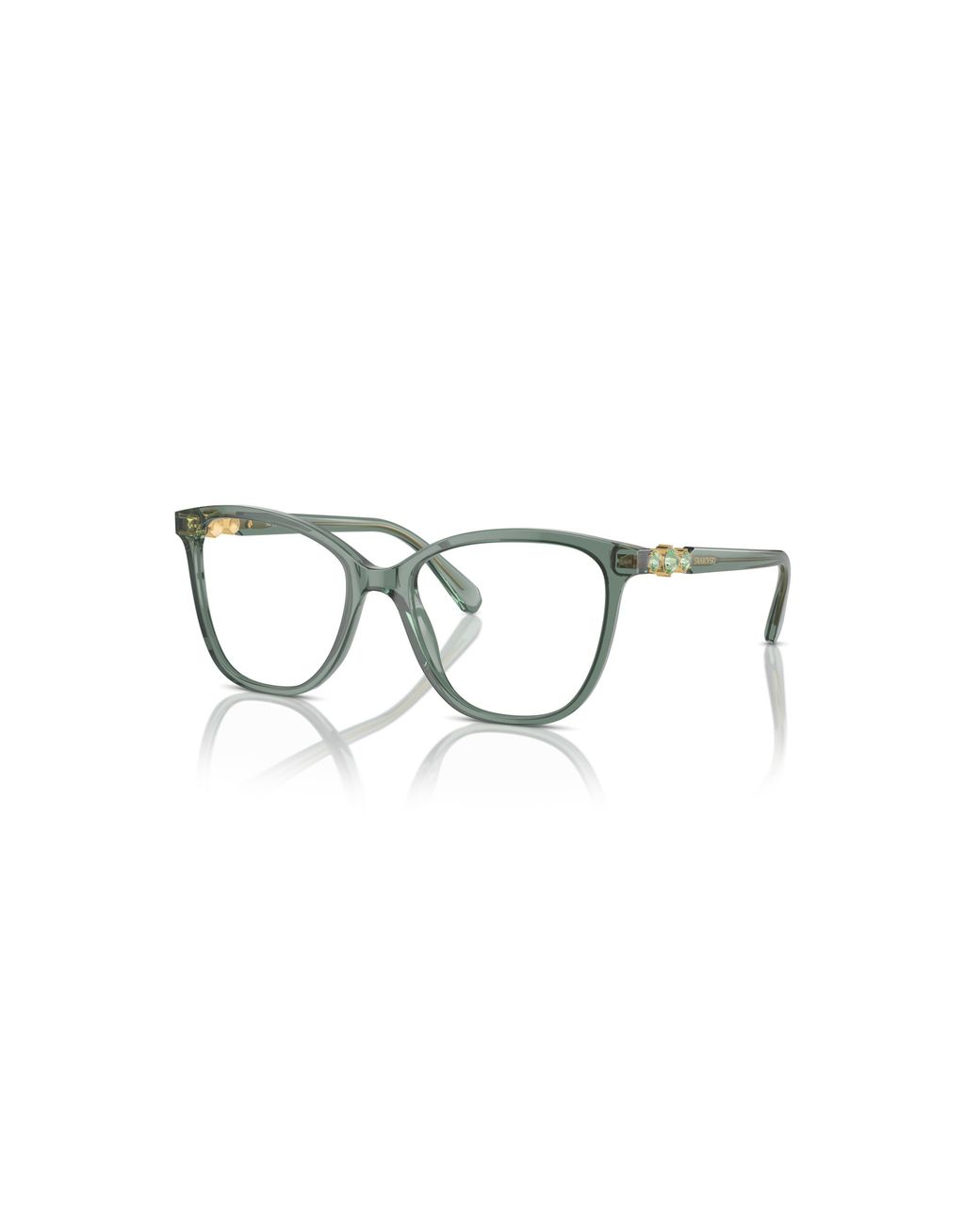 Swarovski Metallic 52Mm Square Optical Glasses