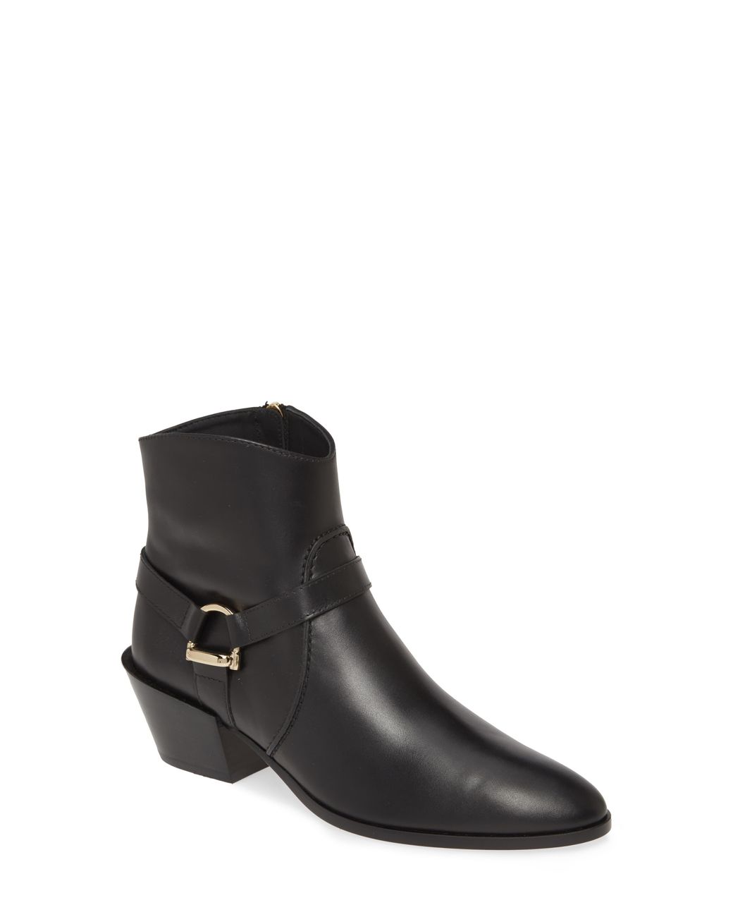 Tod's Leather Tex Bootie in Black - Lyst