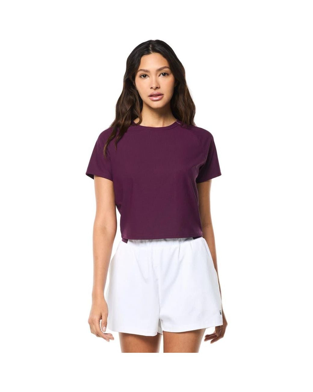 Sergio Tacchini Purple Eva Cropped Top
