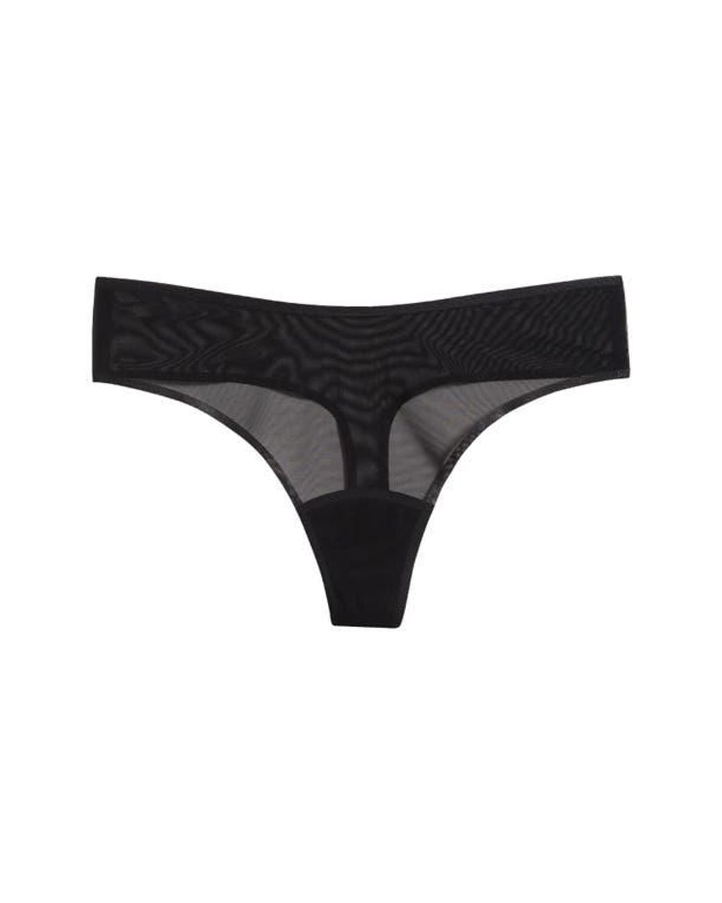 Commando Black Chic Mesh Thong