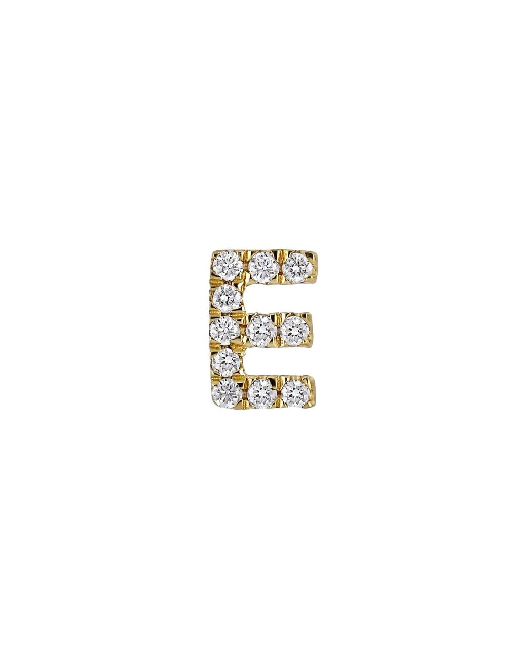 Bony Levy Metallic Icon Diamond Initial Single Stud Earring (Nordstrom Exclusive)