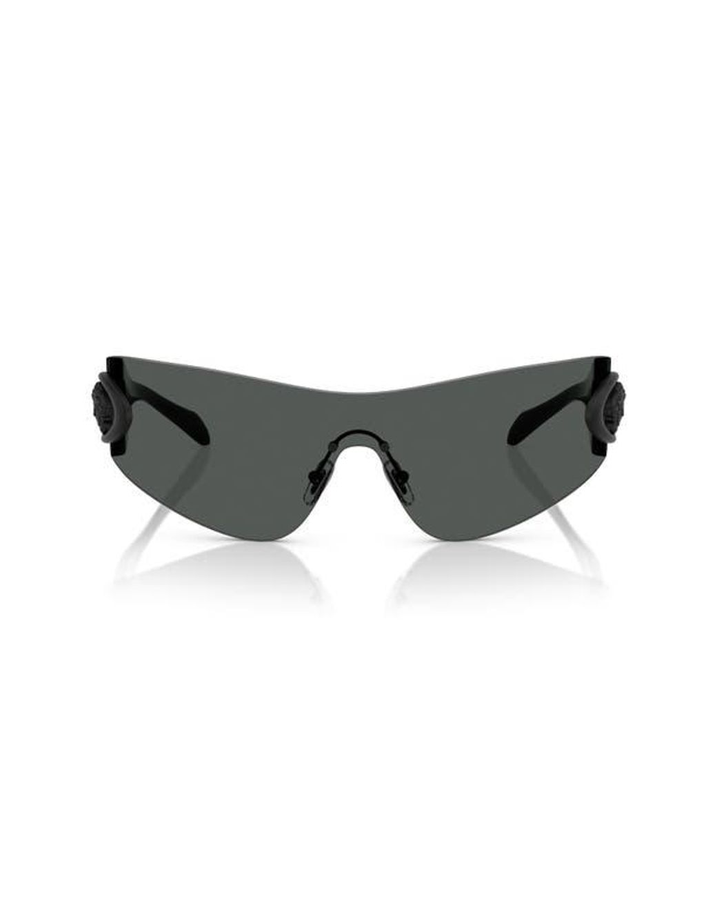 Versace Eclipse 142Mm Rimless Wrap Shield Sunglasses in  display picture 1