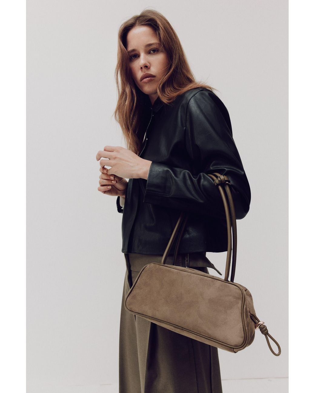 H&M Brown Shoulder Bag