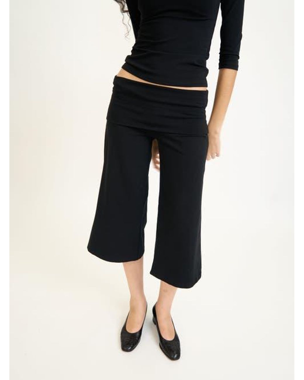 Oddli White Cropped Gaucho