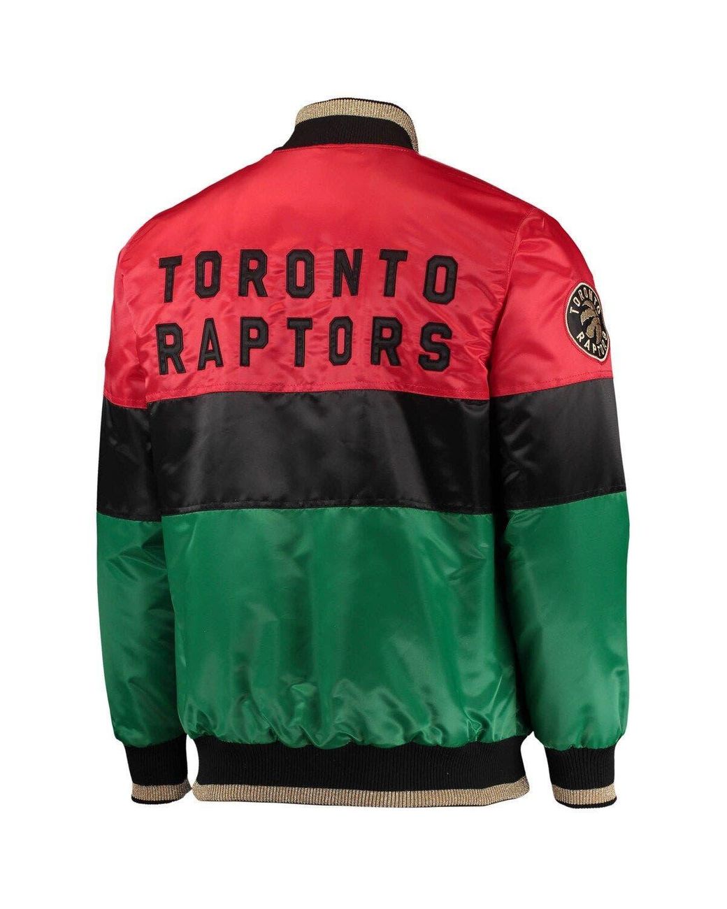 75th Anniversary Chicago Bulls Color Block Satin Jacket