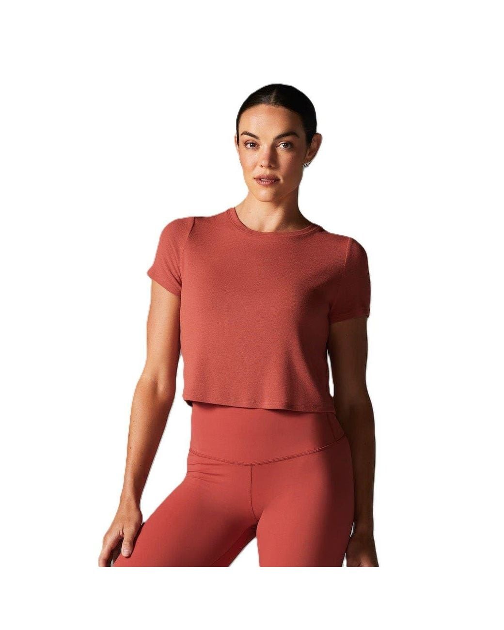 Tavi Red Ribbed Tee