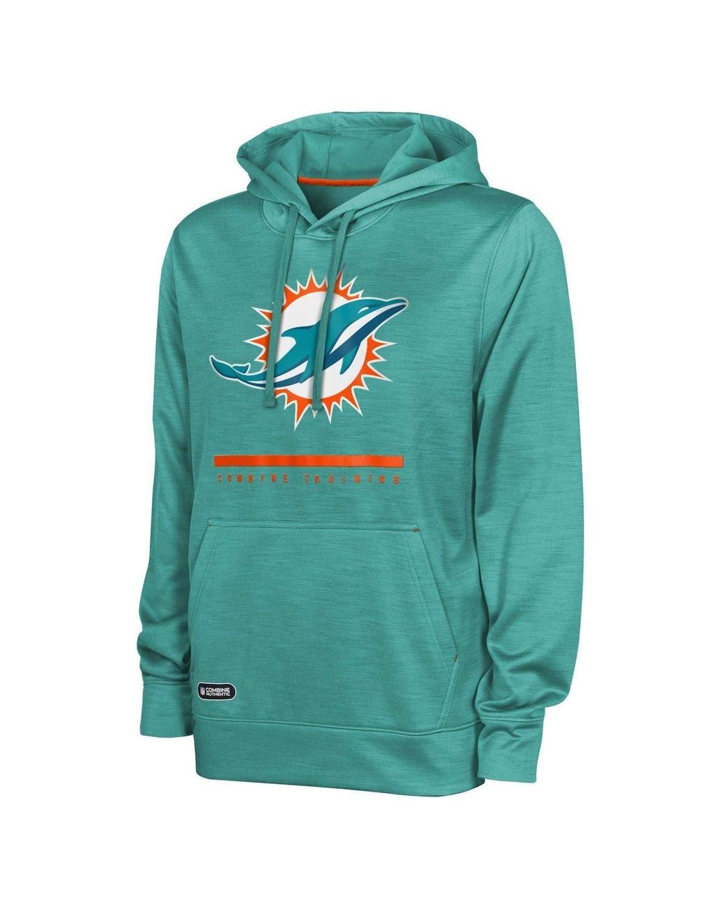 47 Brand Dolphins Gridiron Lace-Up Pullover Hoodie - Men's