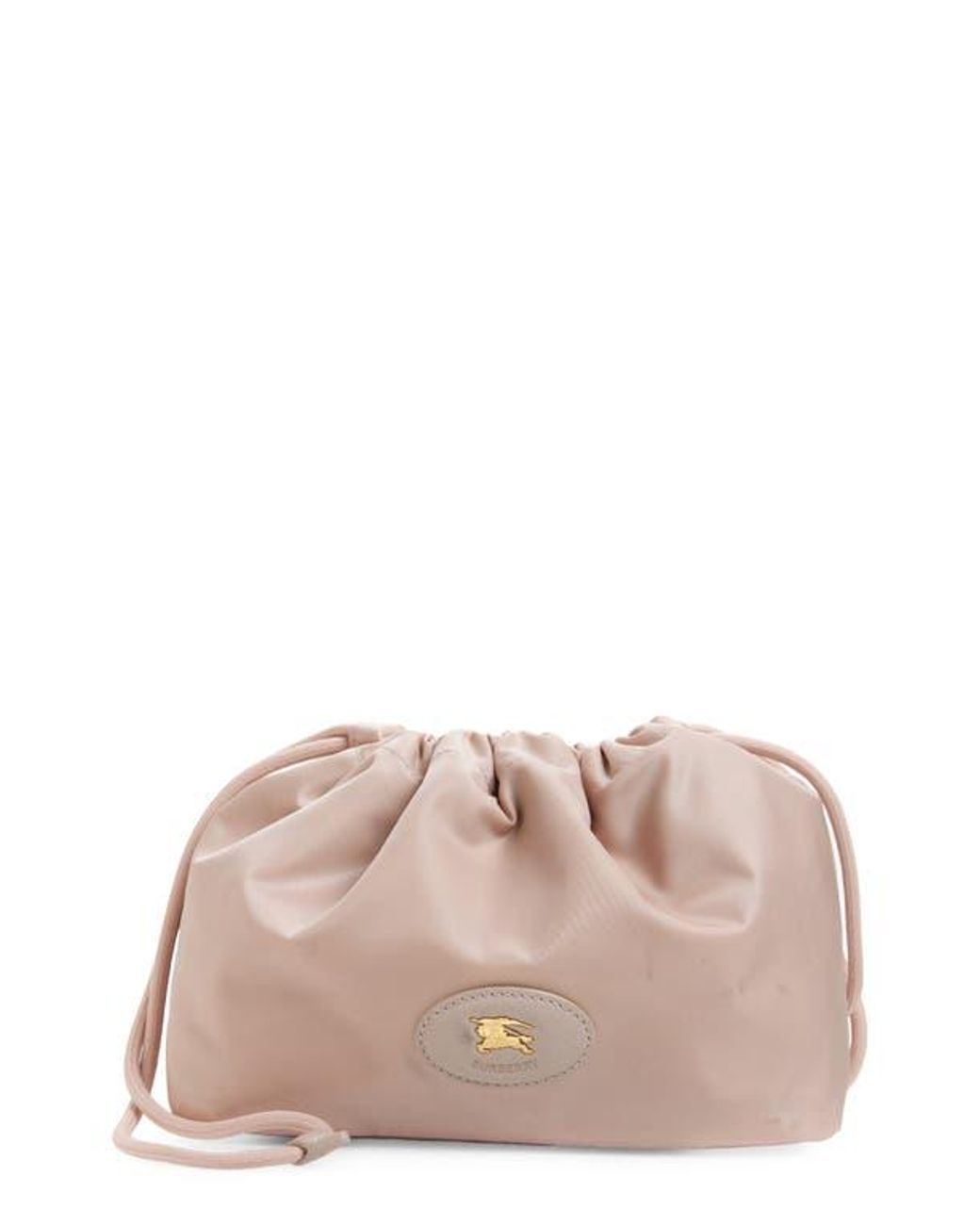 Burberry Horseshoe Reversible Drawstring Pouch in Pink | Lyst