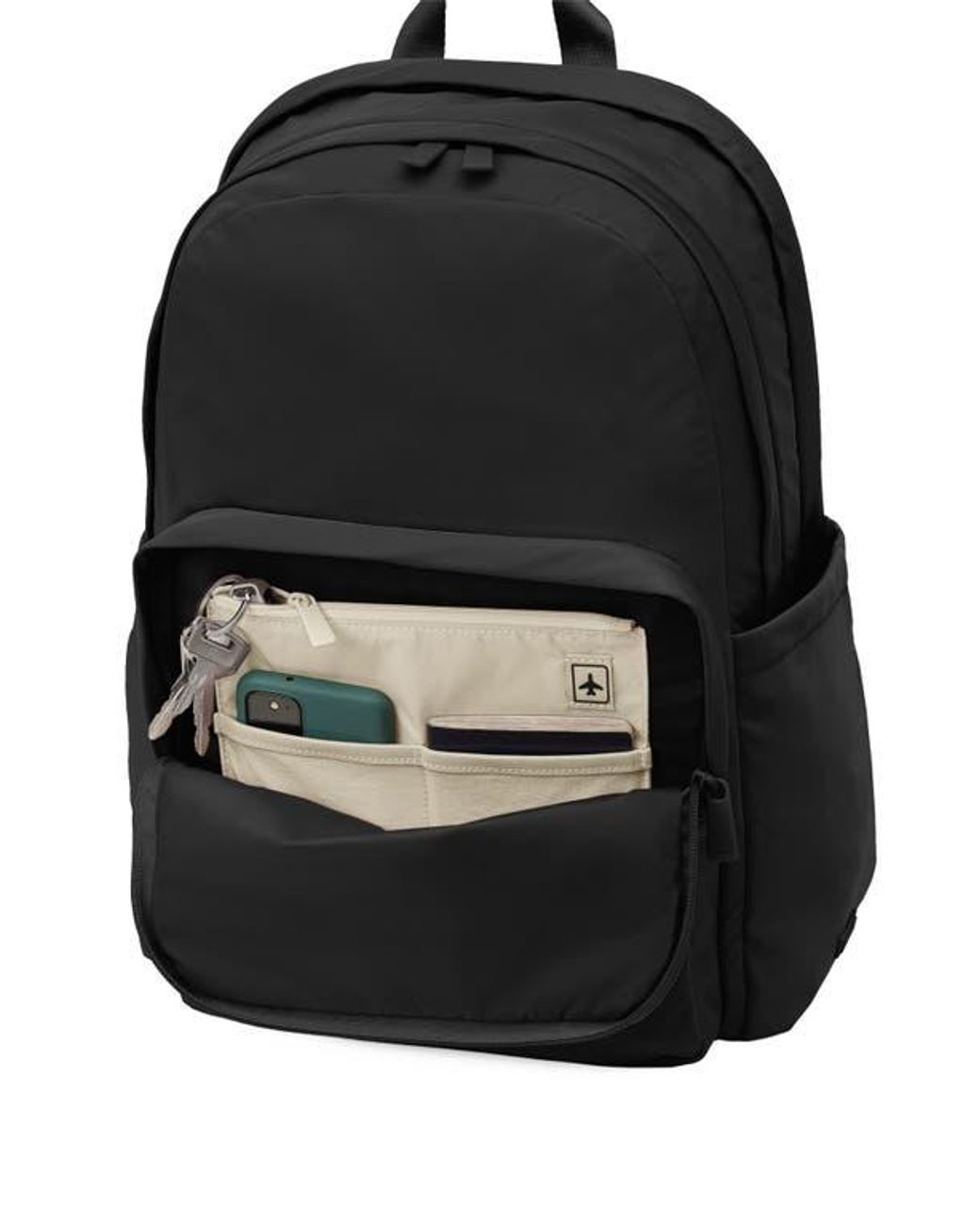 AWAY Black Large Featherlight Backpack