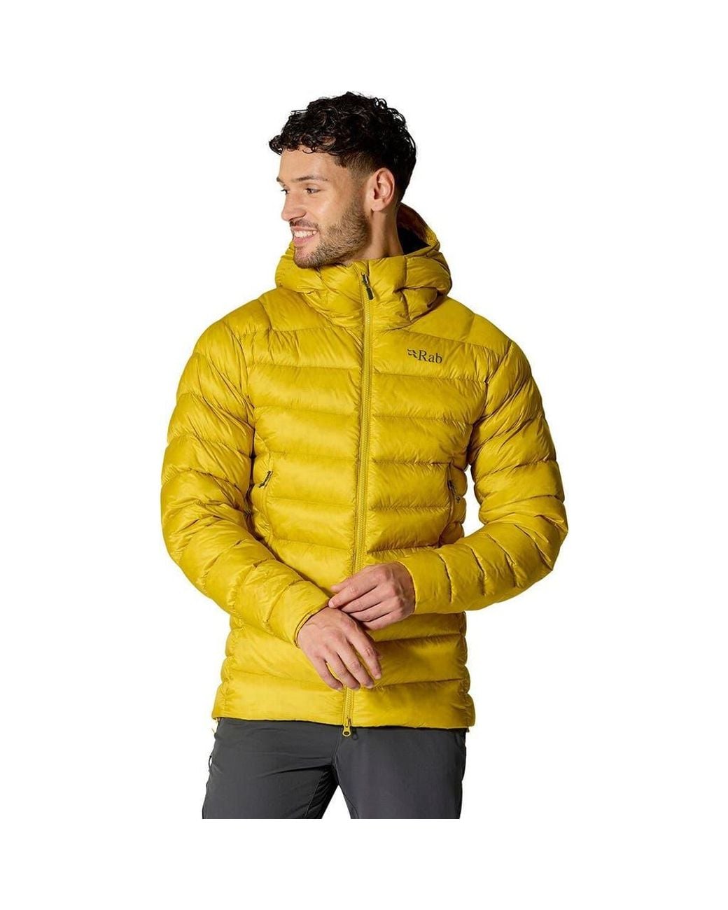 Rab Yellow Electron Pro Hoodie for men