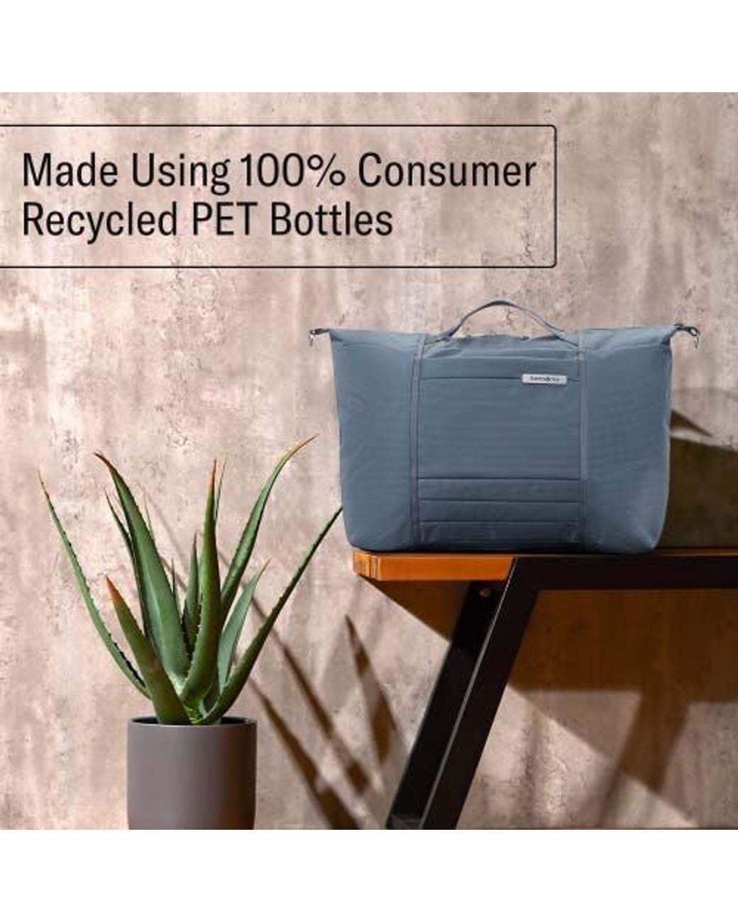 Samsonite Blue Polyester Soft Duffle For Ultra Lightweight Travel - Elemental