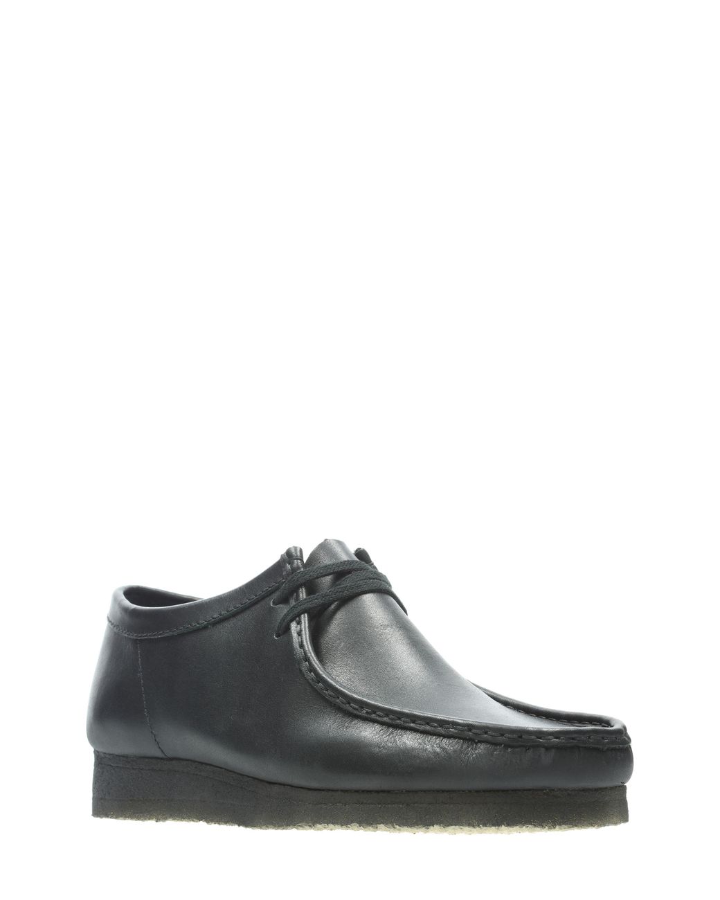 Clarks Gray Clarks Wallabee Moc Toe Derby for men