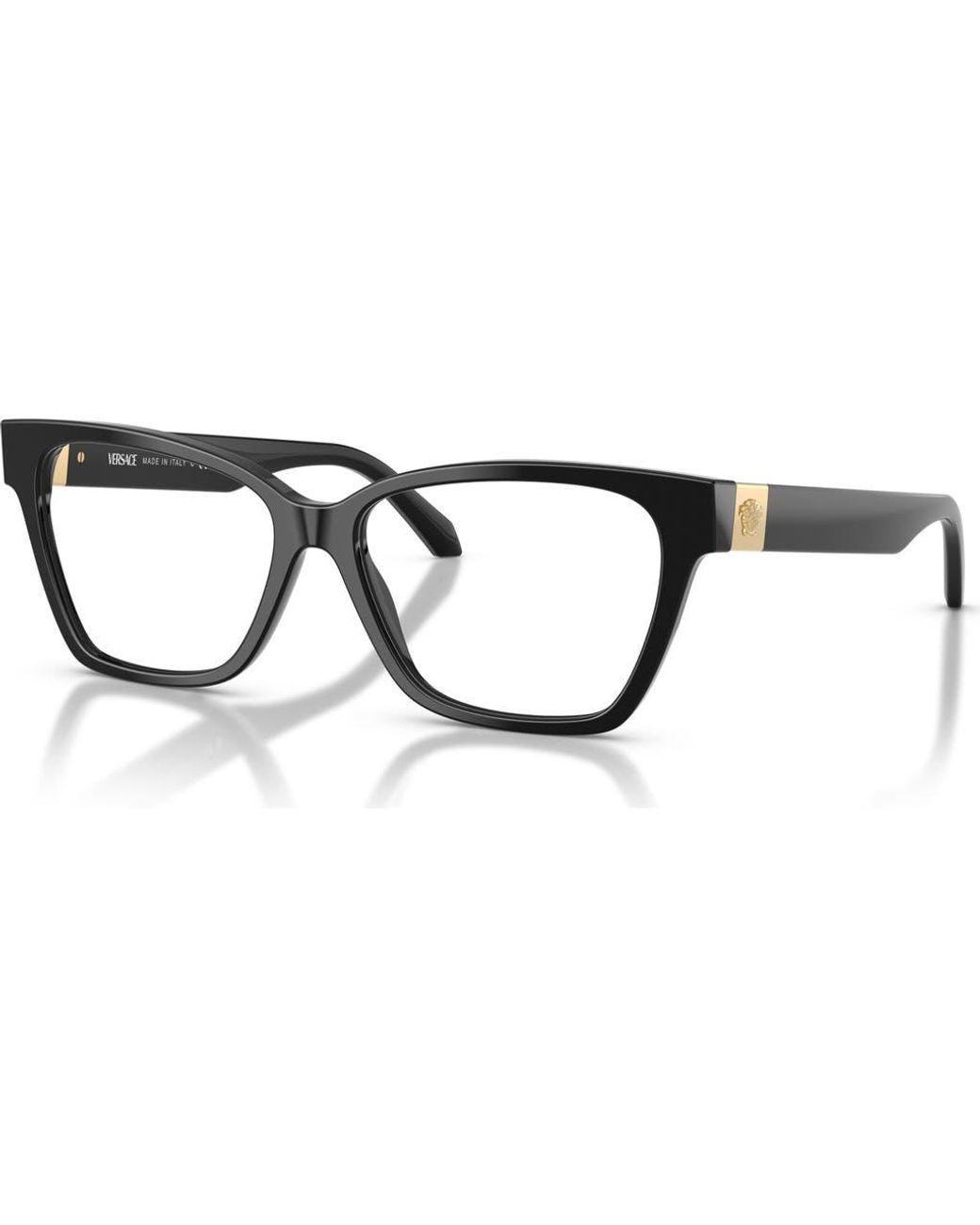 Versace Multicolor 55Mm Cat Eye Optical Glasses