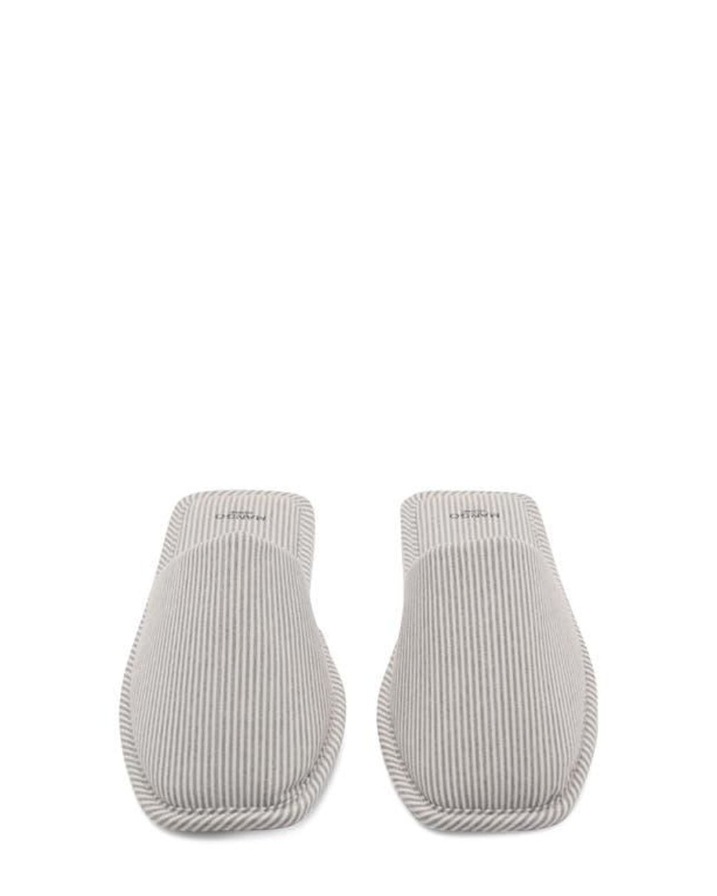 Mango Gray Slide Slipper