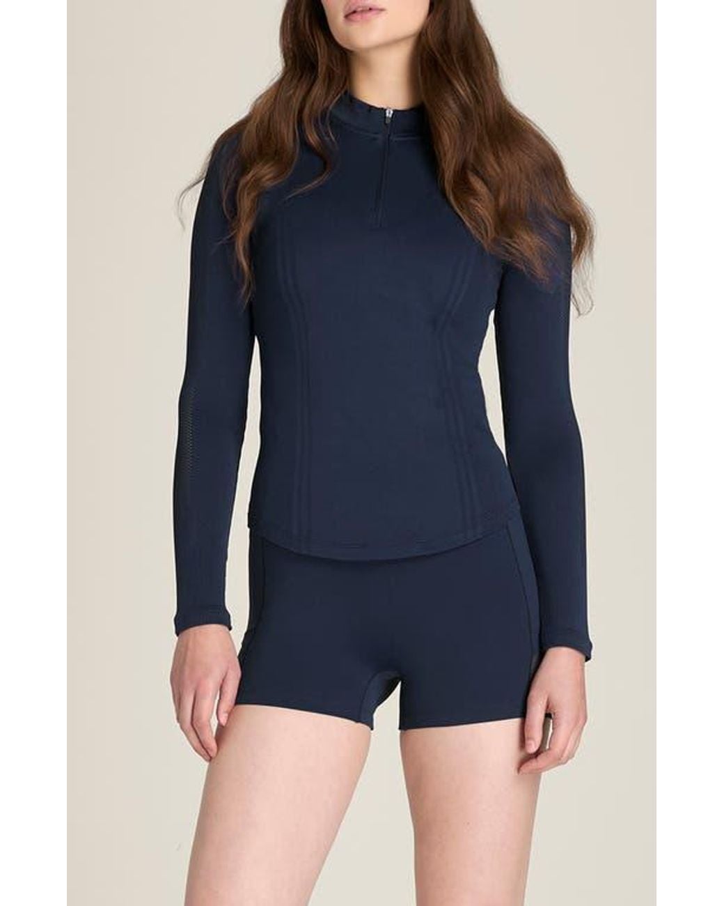 Wilson Blue Pro Seamless Half-Zip Performance Pullover