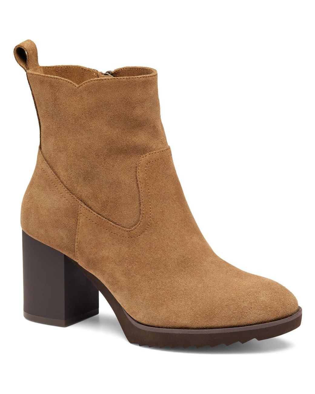 Johnston & Murphy Brown Izzie Waterproof Platform Bootie