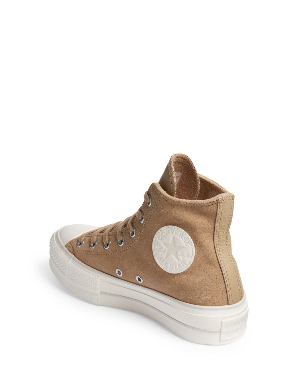 Converse Chuck Taylor® All Star® Lift High Top Platform Sneaker in Natural  | Lyst