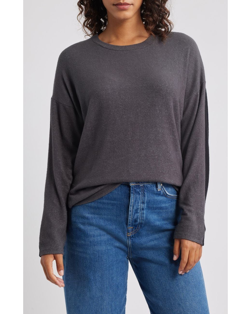 Loveappella Black High-Low Tunic Top