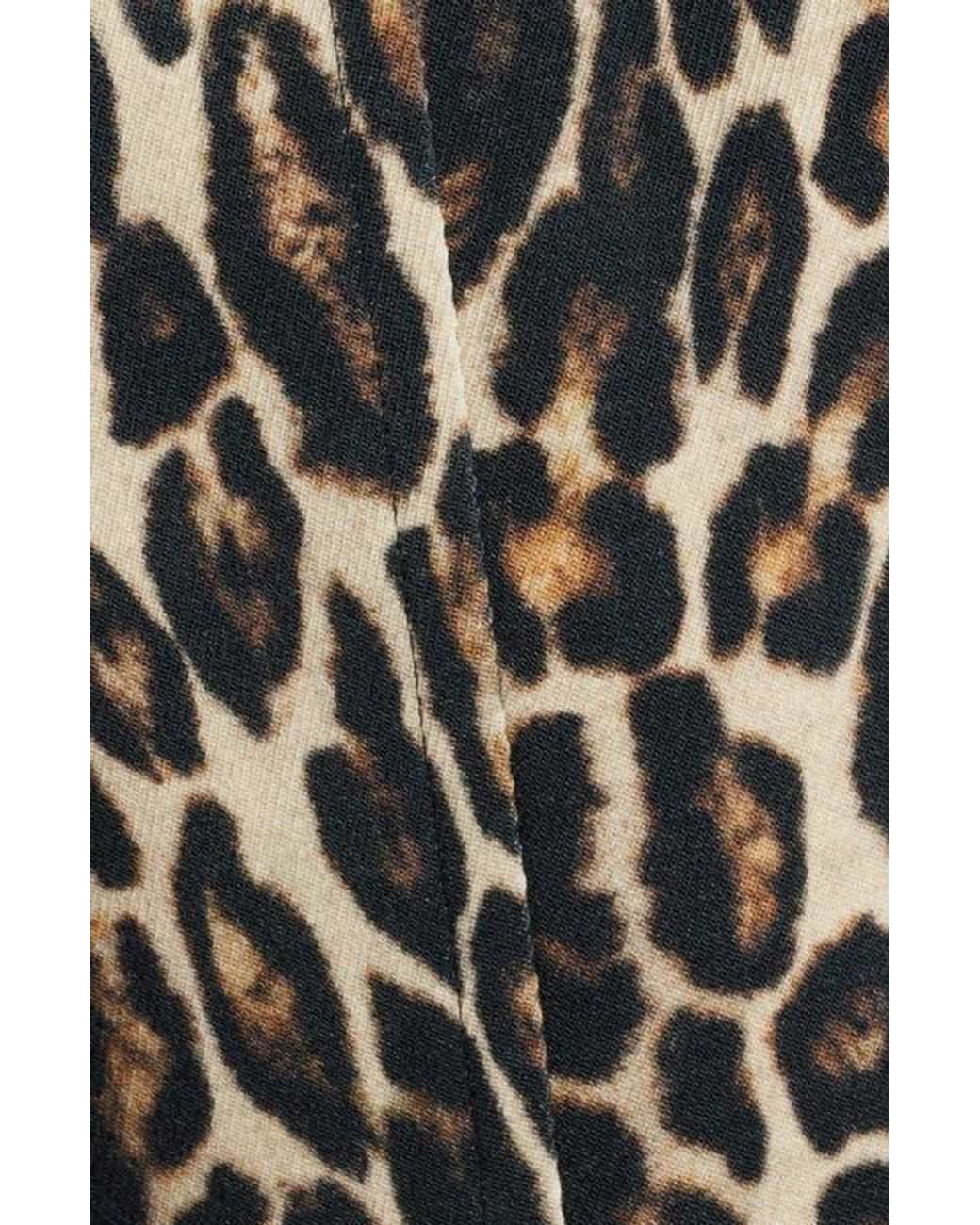Theory Leopard Print Wool Blend Jacket in Black Lyst