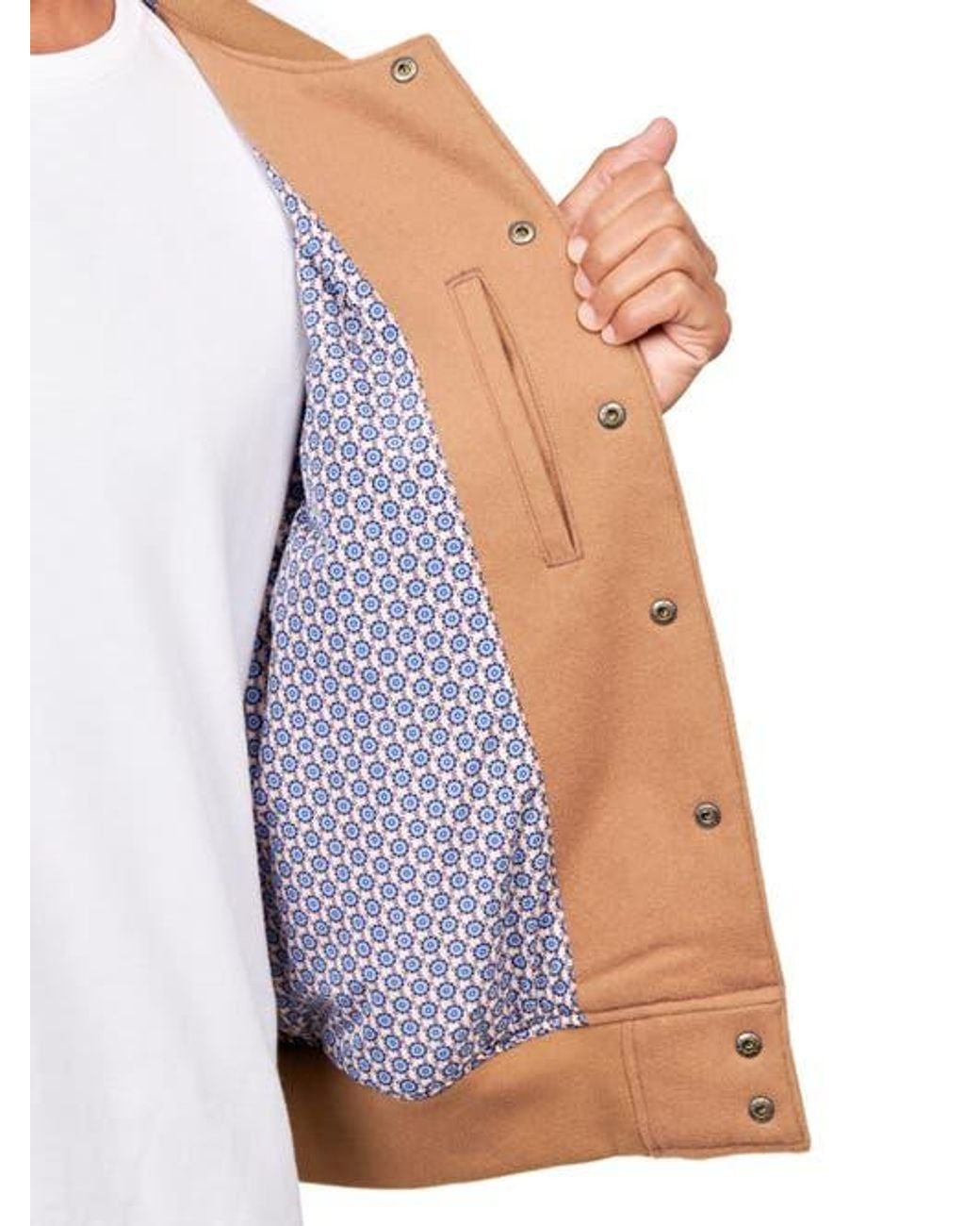 Con.struct Black Solid Varsity Jacket for men