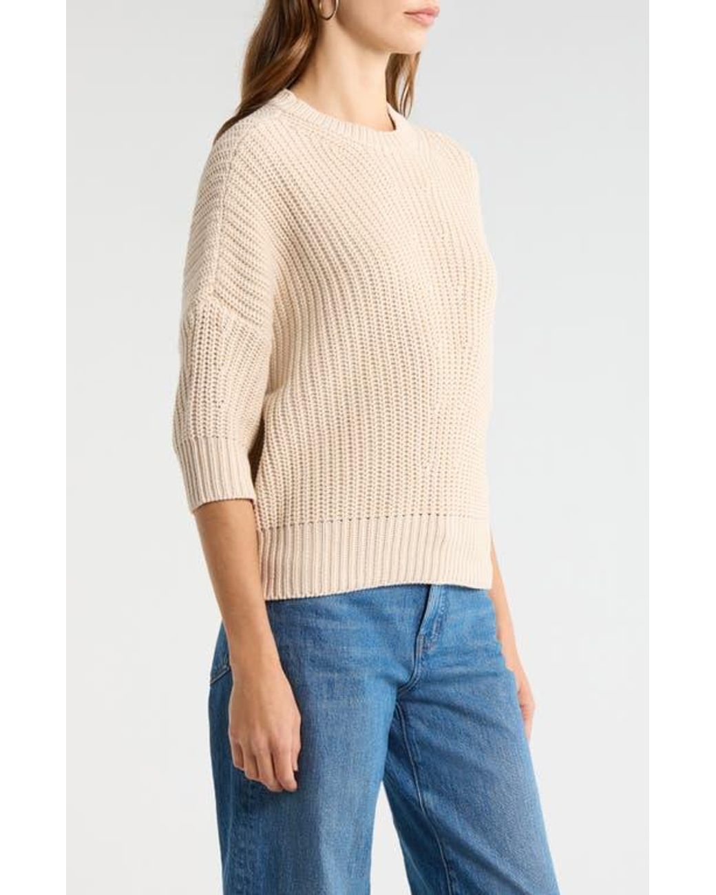 Vince Camuto Blue Crewneck Sweater