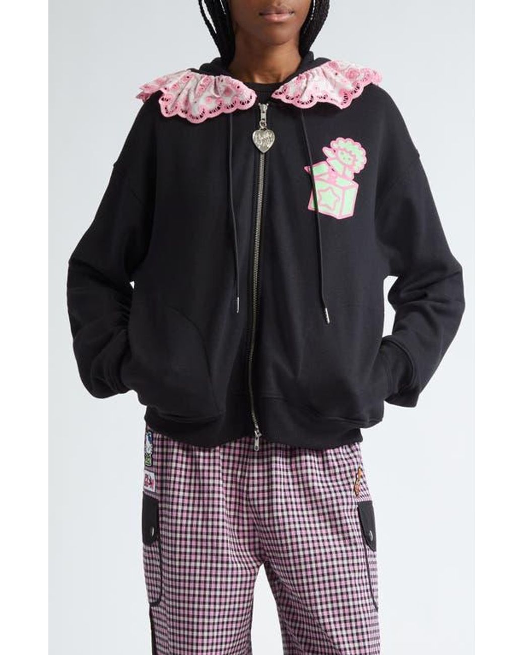小物 Herlipto Knit Hooded Stole Hooded Poncho (Knit) - Version 1 – Lion Brand Yarn