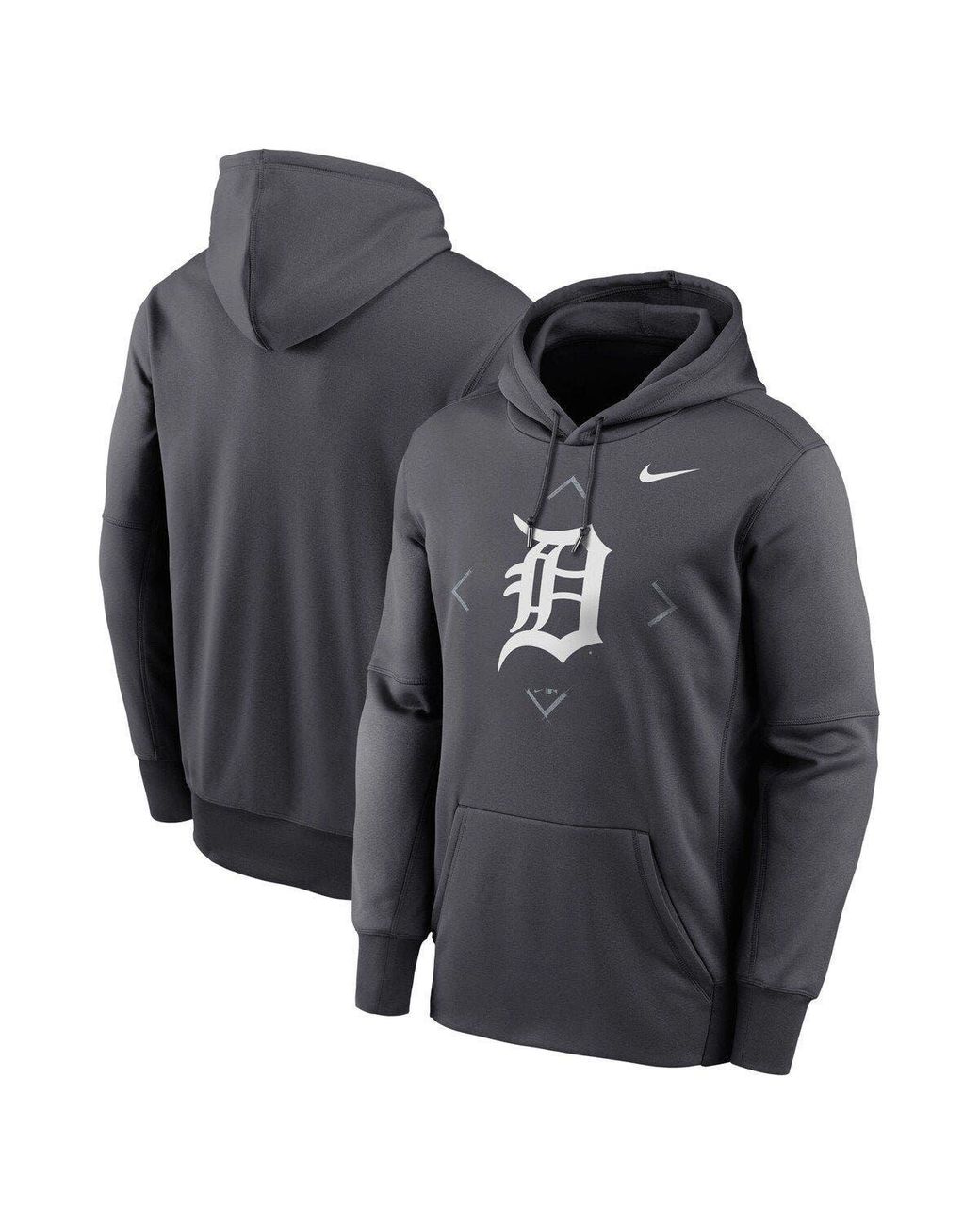 Nike Detroit Tigers Bracket Icon Performance Pullover Hoodie At ...
