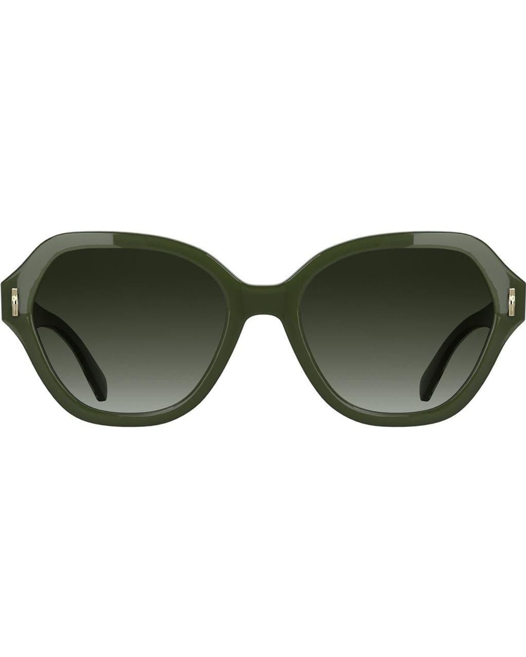 Longchamp Green Roseau 56Mm Gradient Modified Rectangular Sunglasses