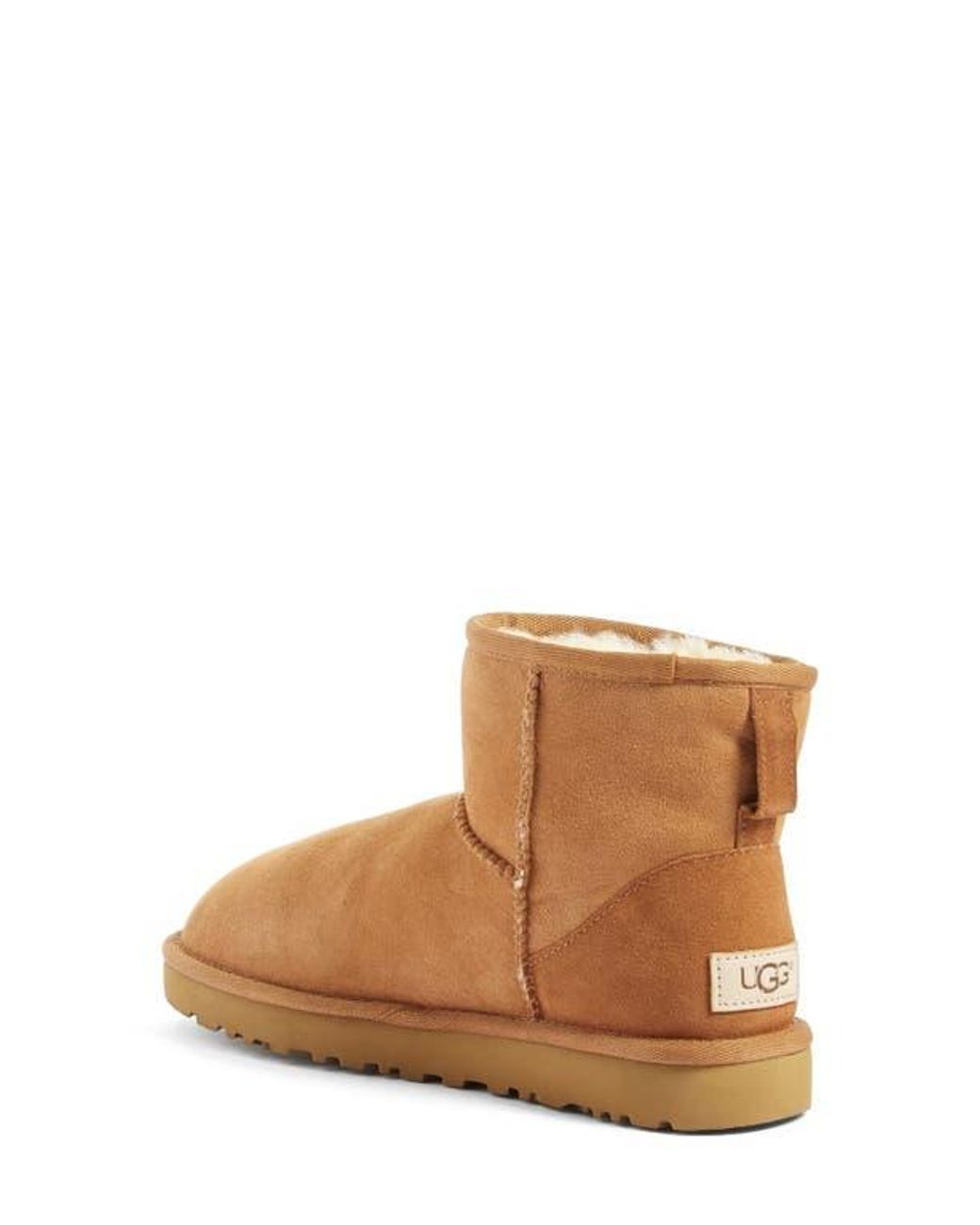 Ugg Brown Ugg Classic Mini Ii Genuine Shearling Lined Boot