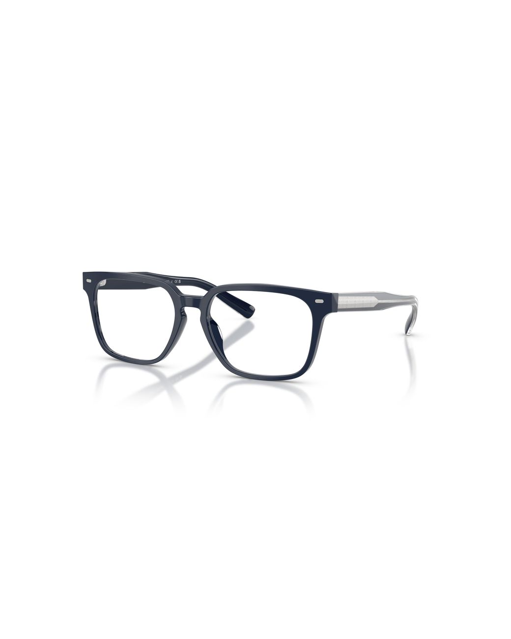 Brooks Brothers Blue 56Mm Rectangle Optical Glasses for men