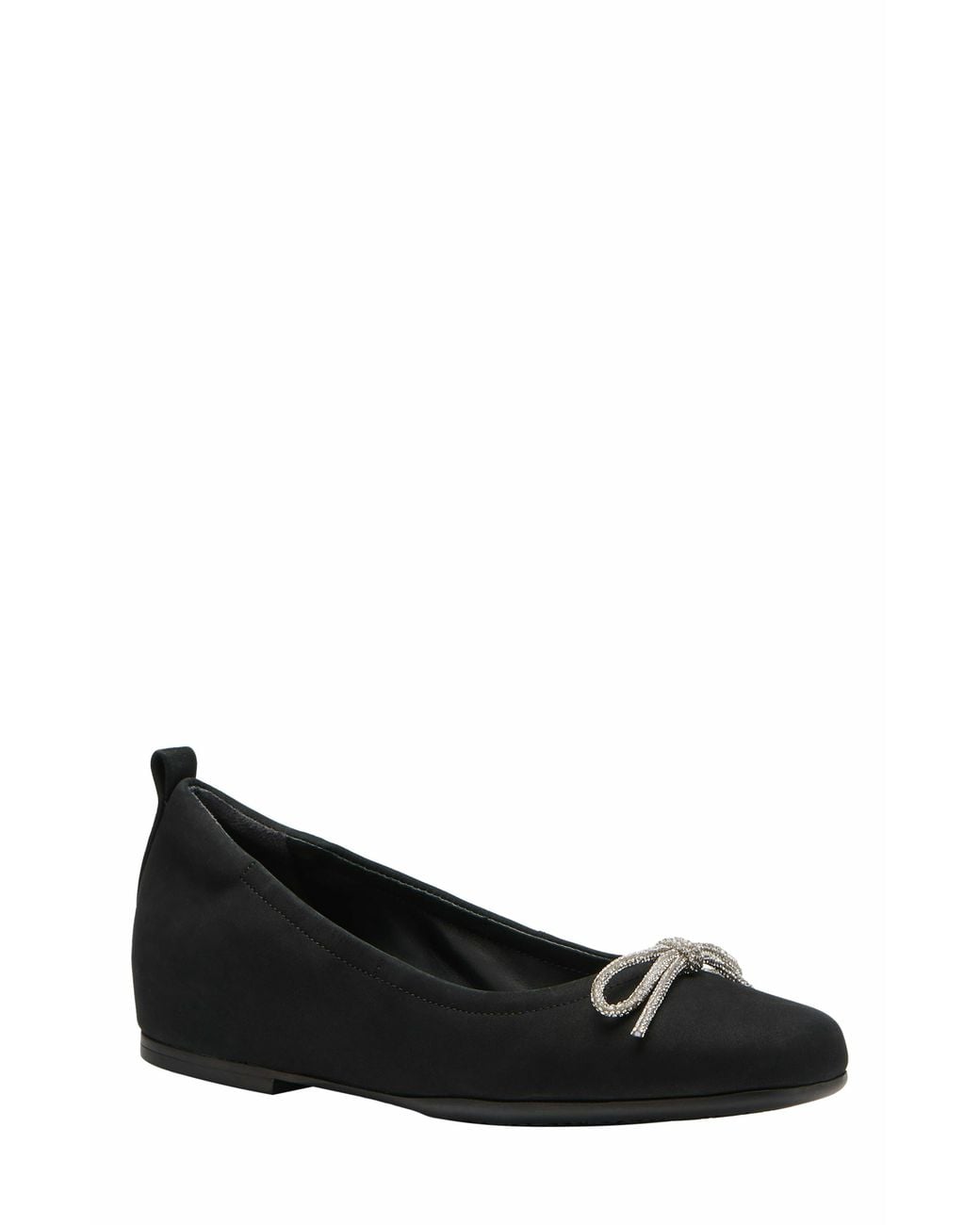 ABEO Black Cadence Bow Ballet Flat