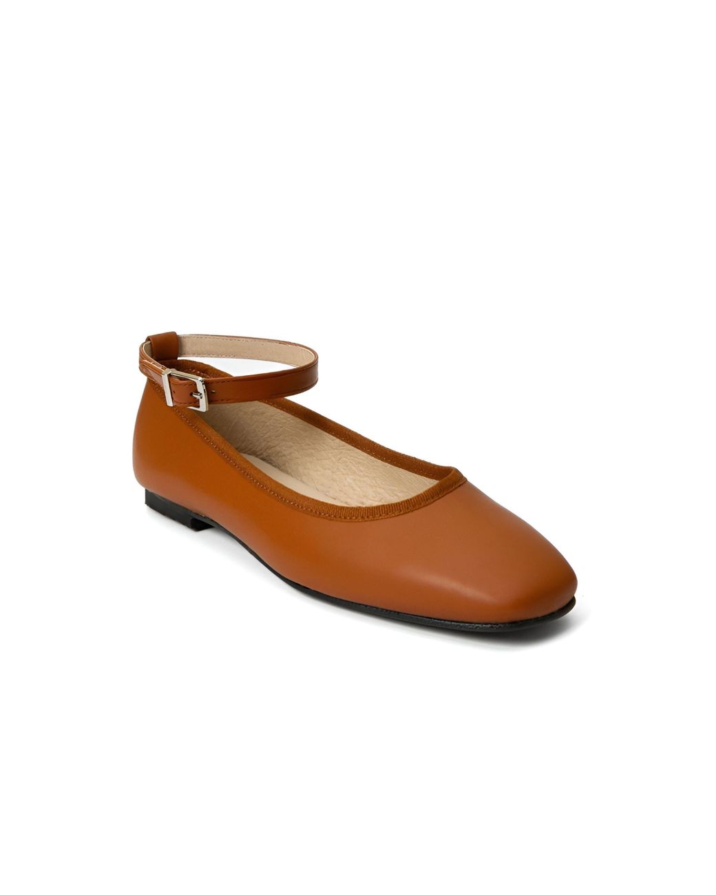 Menina Step Brown Brive Classic Mary Jane Flat