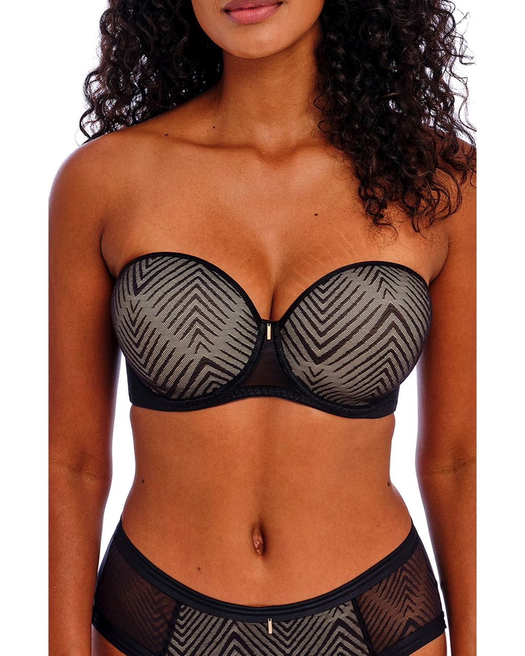 Freya Black Tailored Molded Underwire Bra