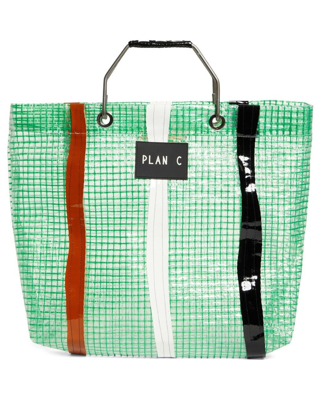 Plan C Green Clear Shopper Tote