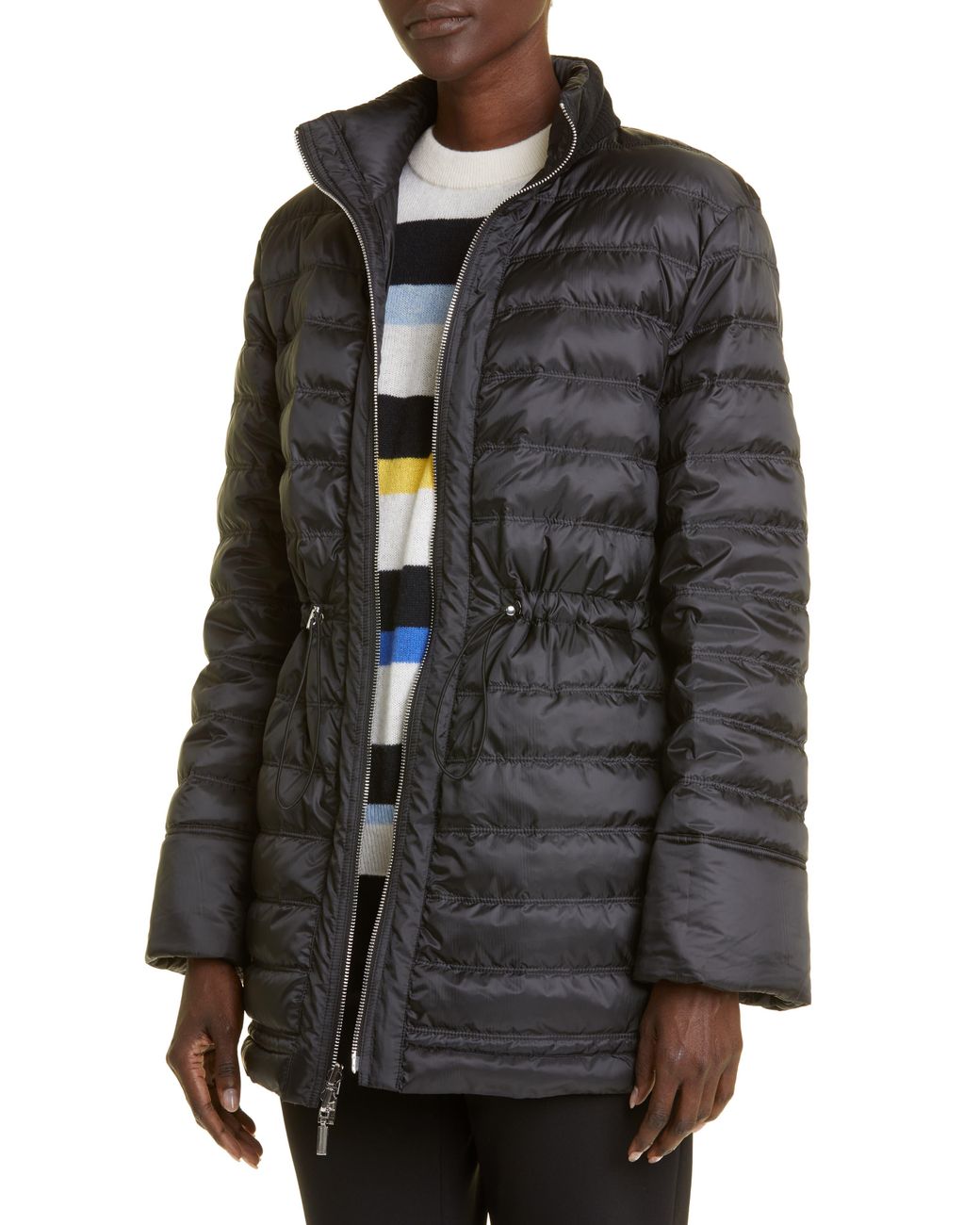 Lafayette 148 new york discount grady jacket with hooded rib