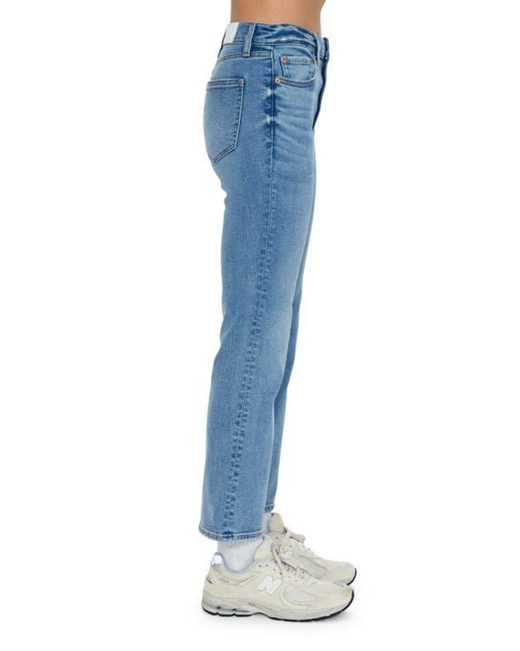 Pistola Blue Lennon High Waist Ankle Bootcut Jeans